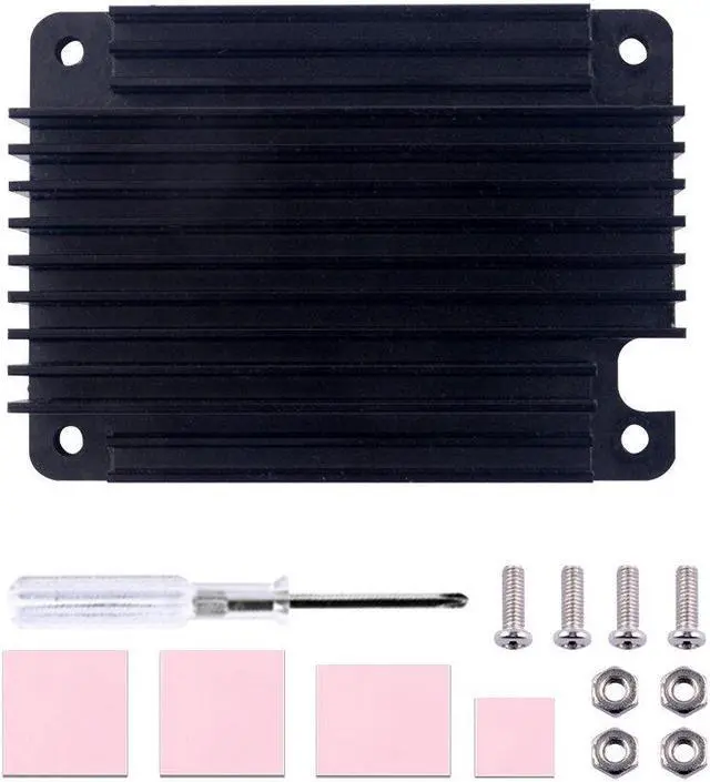 Alt view image 2 of 5 - Aluminum Alloy CNC Heat Sink without Fan for Raspberry Pi CM4 Module