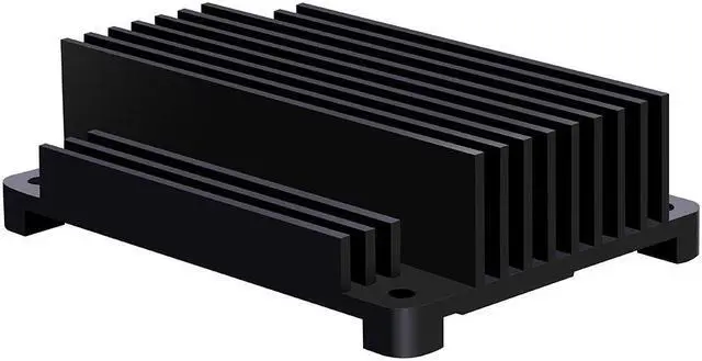Alt view image 5 of 5 - Aluminum Alloy CNC Heat Sink without Fan for Raspberry Pi CM4 Module