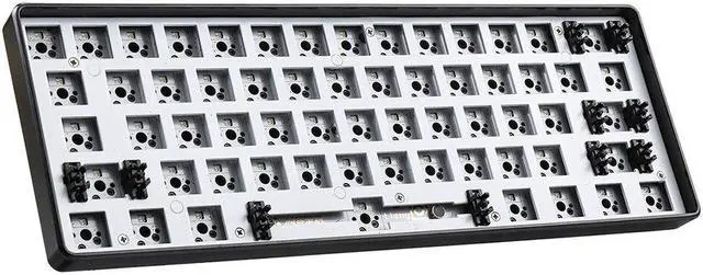 Alt view image 5 of 5 - GK61X GK61XS Keyboard Kit Hot Swappable 60% RGB Wired bluetooth Dual Mode PCB Mounting Plate Case Keyboard Customized Kit