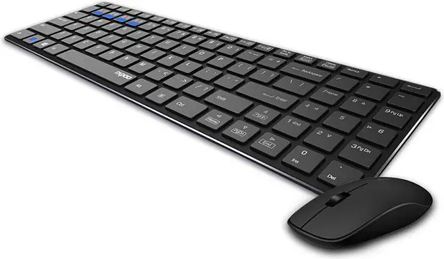 Alt view image 5 of 5 - 9300M Multi-mode Wireless Keyboard & Mouse Set 2.4GHz + bluetooth 3.0/4.0 99 Keys Keyboard 1300DPI Mouse Combo Set with USB Receiver for Windows XP / Vista / 7 / 8 / 10