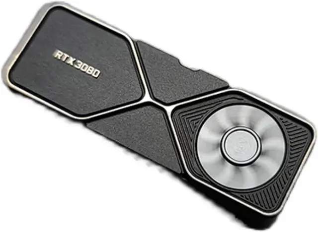 Alt view image 3 of 5 - SHIFT Keycap RTX3080 Graphics Card Shape Metal Aluminum Alloy Keycap for Mechanical Keyboards