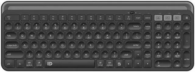 Main image of K912T Business Keyboard Dual Mode bluetooth3.0/5.0 2.4GHz Wireless 105-Key Silent Conflict-Free Keys Office Keyboard with Integrated Card Slot
