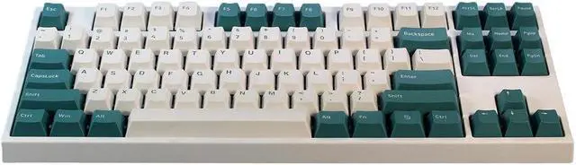 Alt view image 2 of 5 - 147 Keys Emerald Keycap Set Cherry Profile PBT Two Color Molding Keycaps for Mechanical Keyboards
