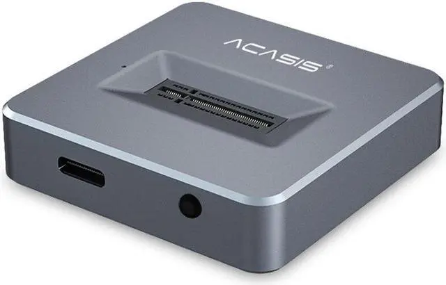 Main image of USB3.2 Gen2 Dual Bay M.2 NVME SSD Docking Station Type-C to NVME SSD Enclosure Support Offline Clone Dduplicator