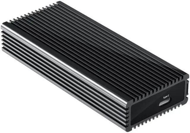 Alt view image 2 of 4 - USB3.2 20Gbps Hard Disk Enclosure for M.2 NVMe SSD with M Key B&M Key Support up to 2TB Solid State Drive