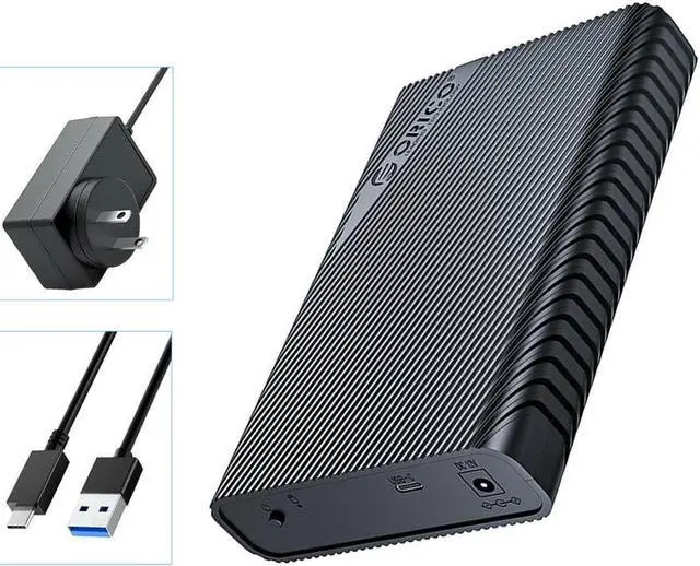 Alt view image 2 of 5 - 3.5inch External Type-C Hard Drive Enclosure Adapter For 2.5/3.5 HDD/SSD Up To 18TB SATA to USB External Hard Drive Case