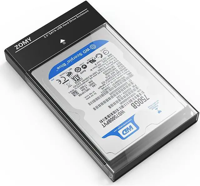 Alt view image 4 of 5 - 2.5-inch HDD Enclosure Hard Drive Bracket Adapter HDD Case for 2.5'' Hard Drive Disk HD2508