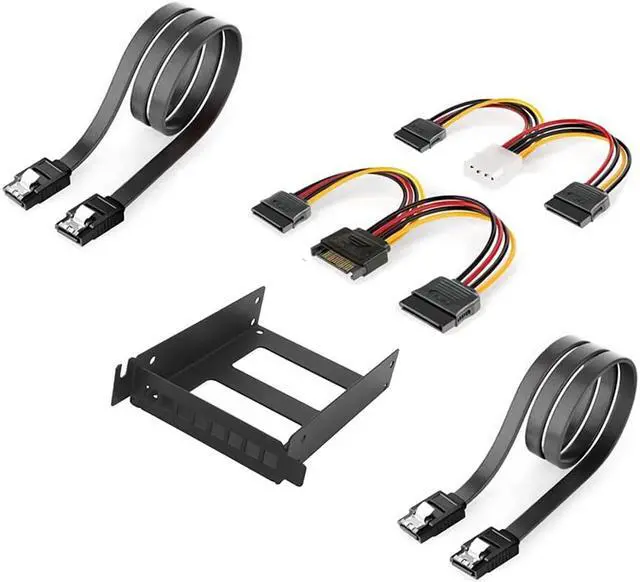 Alt view image 4 of 5 - 2.5" PCI SSD Hard Drive Bracket Hard Drive Adapter Case Internal Hard Drive Tray Mounting Bracket Full Hlaf Height F41139