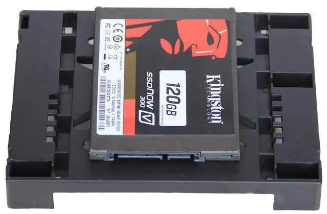 Alt view image 3 of 5 - Hard Drive Bracket 3.5'' to 2.5'' SSD Caddy HDD Bay Bracket 8cm Fan Bay Converter Hard Drive Enclosure