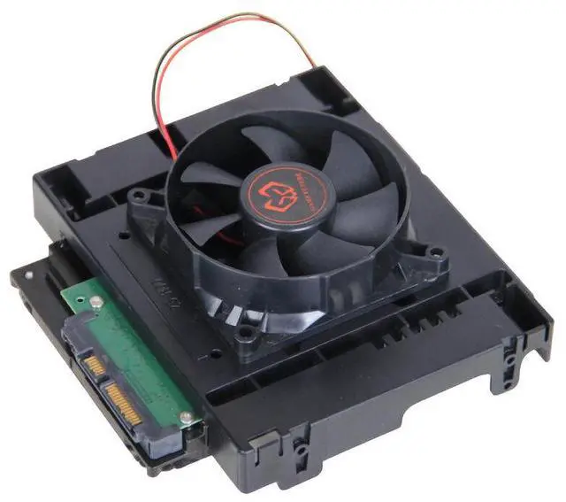 Alt view image 5 of 5 - Hard Drive Bracket 3.5'' to 2.5'' SSD Caddy HDD Bay Bracket 8cm Fan Bay Converter Hard Drive Enclosure