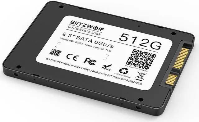 Alt view image 4 of 5 - BW-SSD3 512GB 2.5 Inch SATA3 6Gbps Solid State Disk TLC Chip Internal Hard Drive for SATA PCs and Laptops with R/ W at 530/450 MB/ s