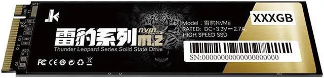Alt view image 3 of 5 - Thunder Leopard Series M.2 NVMe SSD Internal Solid State Drive 1T M.2 2280 Solid State Disk Including 128G 256G 512G