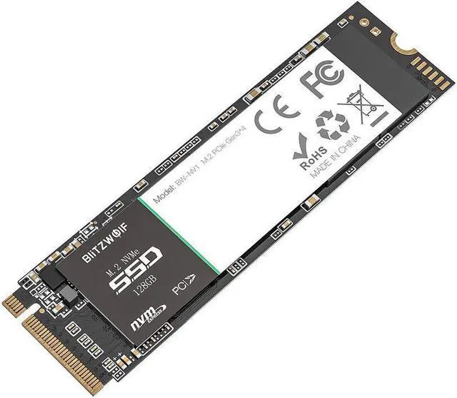 Alt view image 4 of 5 - BW-NV1 PCIe Gen3*4 NVMe1.3 SSD 128GB M.2-2280 M-Key Solid State Drive 128GB Internal Hard Drive for Laptop