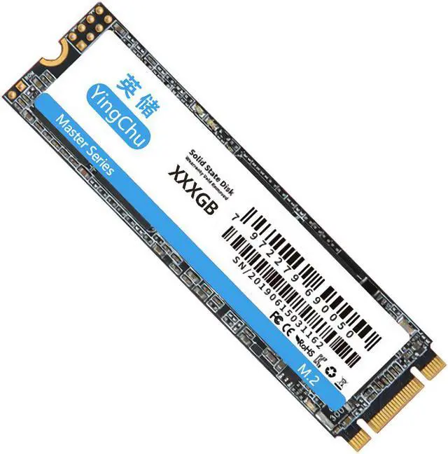 Main image of M.2 NGFF SATA SSD 2280 Hard Drive 128GB 256GB 512GB Solid State Drive M.2 Solid State Drive Disk for Laptop Desktop