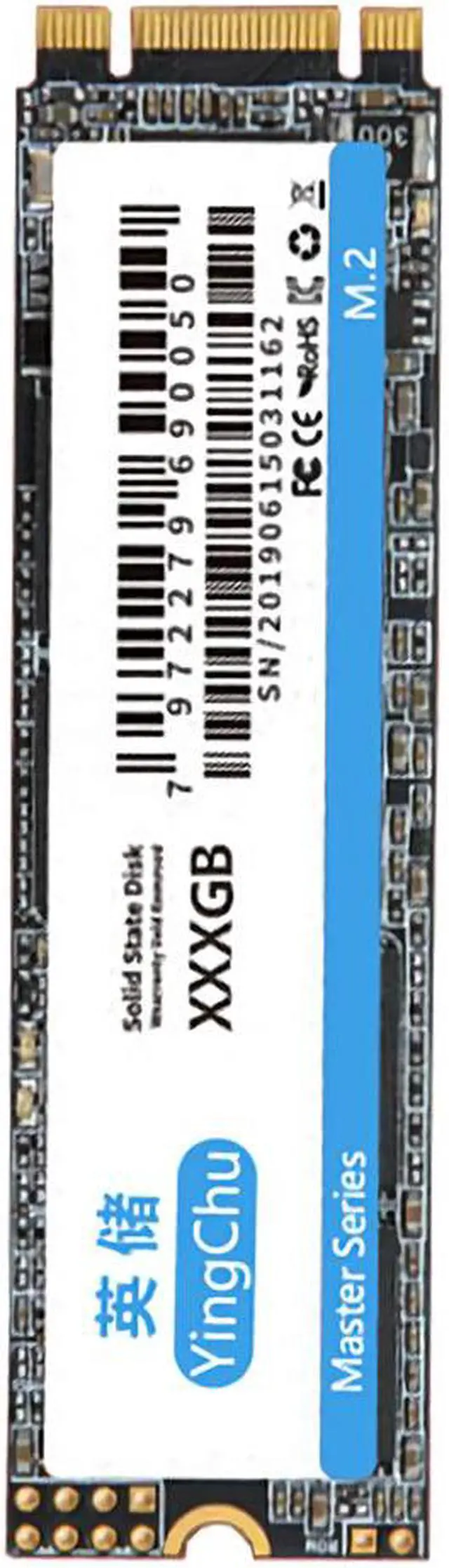 Alt view image 4 of 5 - M.2 NGFF SATA SSD 2280 Hard Drive 128GB 256GB 512GB Solid State Drive M.2 Solid State Drive Disk for Laptop Desktop