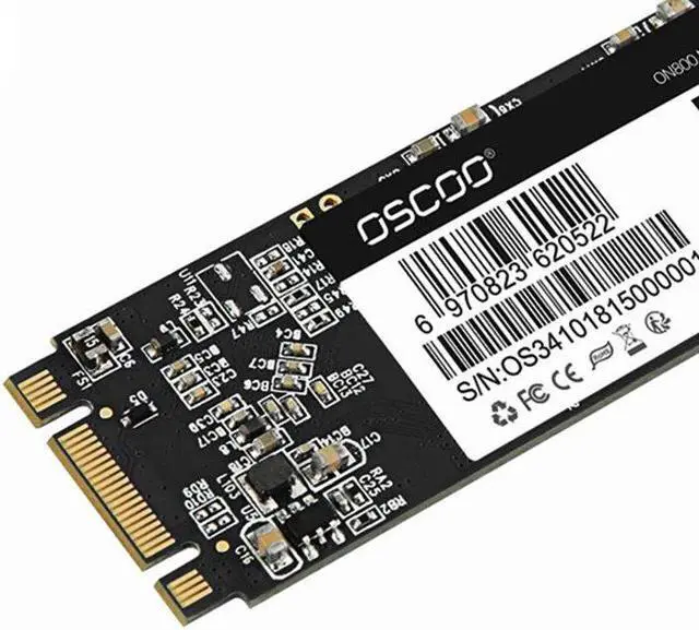 Alt view image 3 of 5 - M.2 SATA Solid State Drive Internal 2280 NGFF SSD Hard Disk for Laptop