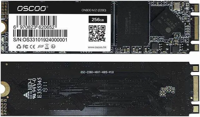 Alt view image 4 of 5 - M.2 SATA Solid State Drive Internal 2280 NGFF SSD Hard Disk for Laptop