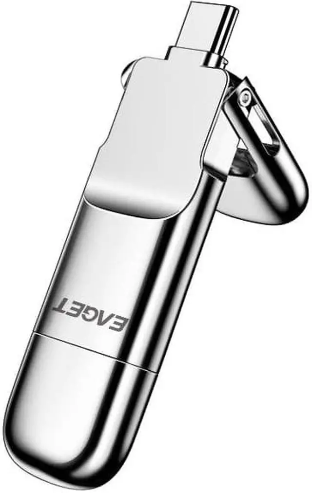 Alt view image 2 of 5 - Solid State Encryption USB Flash Drive SU10 USB3.1 GEN2 Type-C 2 In 1 Pendrive USB Disk Plug and Play