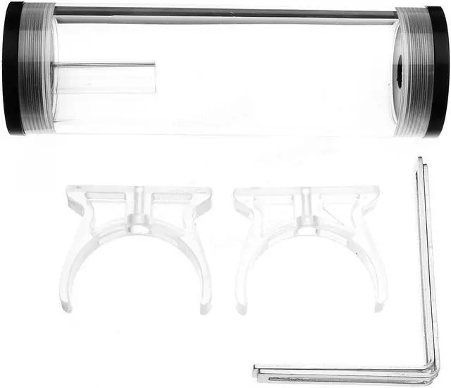 Alt view image 5 of 5 - 240mm DIY PC Water liquid Cooling Fan Kit Heat Sink Set CPU Block Water Pump Reservoir Hose
