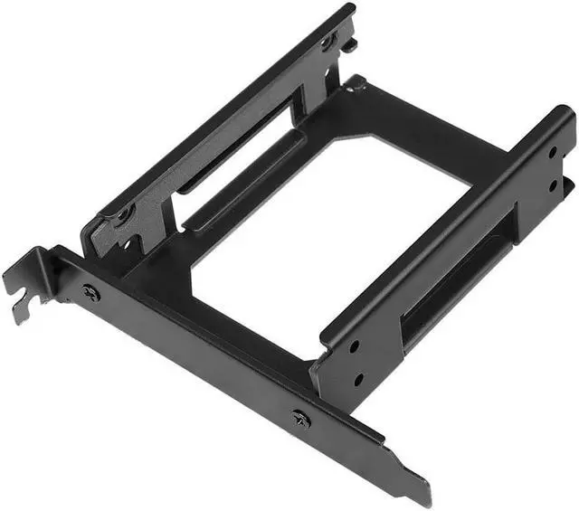 Alt view image 2 of 3 - 2.5-inch Dual Bay Hard Drive Bracket Holder SSD HDD Mounting Bracket Internal Hard Drive Mounting Kit for PCI Slot