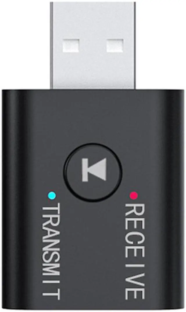 Alt view image 2 of 4 - TR6 bluetooth 5.0 USB Transmitter Receiver Player 3.5mm AUX Jack Wireless Audio Music Adapter for Car Wired Speaker PC TV