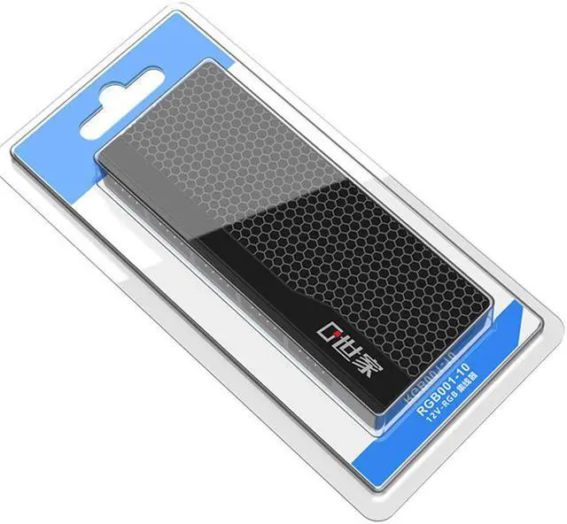 Alt view image 4 of 4 - RGB Port Hub 12V 4Pin 10 Ports RGB Fan Controller SATA Powered AURA Lighting Synchronization Port With Extended Cable