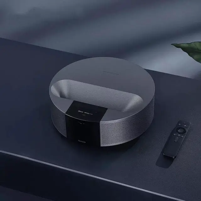 Alt view image 3 of 5 - R1 UST 4KProjector Ultra Short Throw 1600ANSI Lumens FENG OS 5G-WIFI MEMC HDR10+ Bluetooth 5.0 200-Inch Screen Home Theater