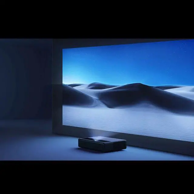 Alt view image 5 of 5 - [EU Plug]Mijia 1S 4K CinemaProjector UST MIUI TV 2000 ANSI Lumens 150 inch ALPD 4K BT 4.0Projector