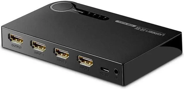 Alt view image 2 of 4 - 40234  Splitter 3 Input 1 Output 4K HD Switcher for PC Laptop XBOX 360 PS3 PS4 Nintendo Switch  Adapter
