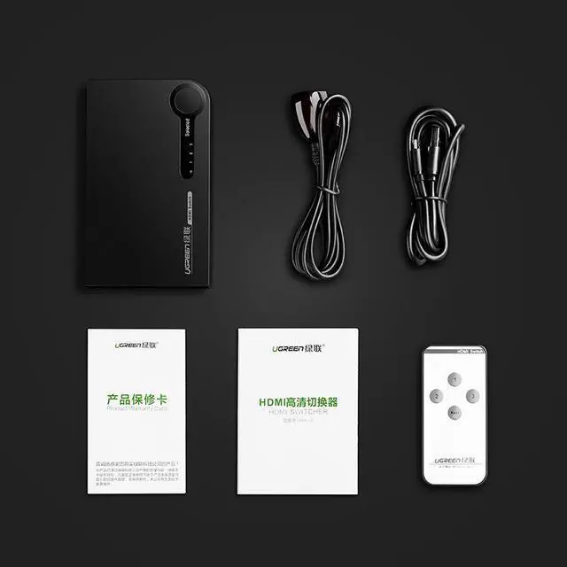 Alt view image 3 of 4 - 40234  Splitter 3 Input 1 Output 4K HD Switcher for PC Laptop XBOX 360 PS3 PS4 Nintendo Switch  Adapter