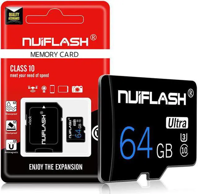 Alt view image 5 of 5 - Memory Card 32GB/64GB/128GB C10 High Speed TF Card MP4 MP3 Data Storage for Car Driving Recorder Security Monitor Camera Speakers