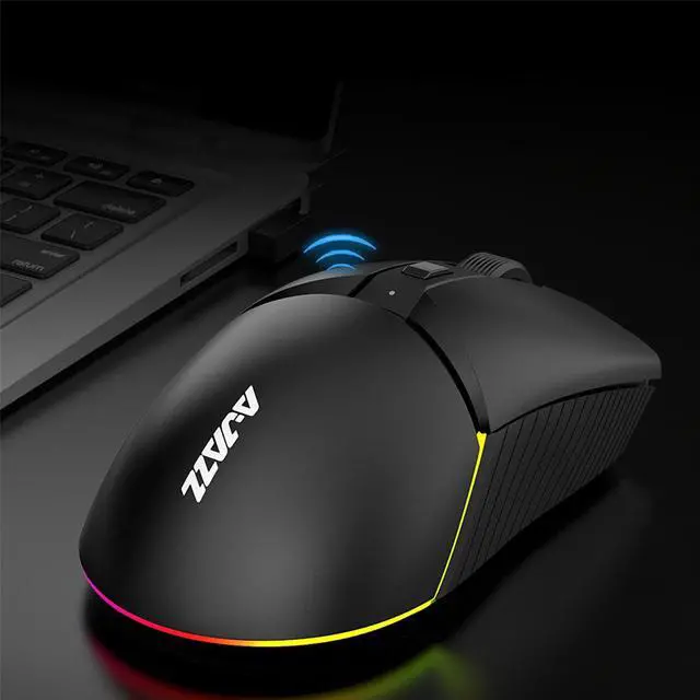 Alt view image 5 of 5 - i309Pro Wireless Rechargable Mouse 2.4G Wireless + Type-C Wired Dual Mode Mouse PAW3338 16000DPI Professional E-Sports Gaming Mouse
