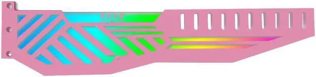 Main image of Zone Graphics Card Bracket Pink 5V 3Pin ARGB Acrylic Material for PC