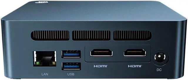 Alt view image 5 of 5 - Speed S1 Mini PC Intel i3-8109U 8GB DDR4-2400MHz RAM 256GB NVMe SSD WiFi5 RJ45 1000M LAN  Type-C Dual Screen 4K 60FPS Windows10 Pro Mini Computer