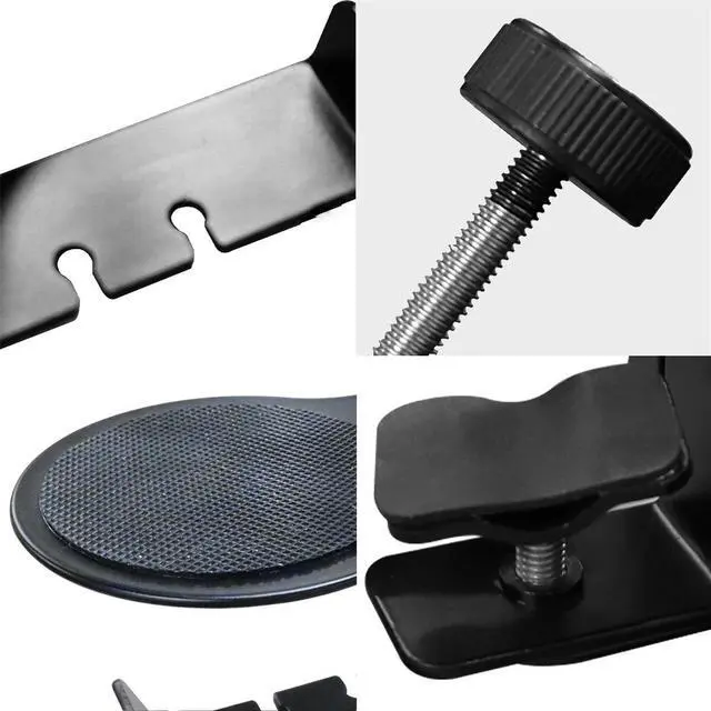 Alt view image 2 of 4 - 2-in-1 Headset Stand Cup Holder 360° Rotating PC Gaming Headphone Hanger Wall Hook Mount Headphone Organizer Desktop Accessories