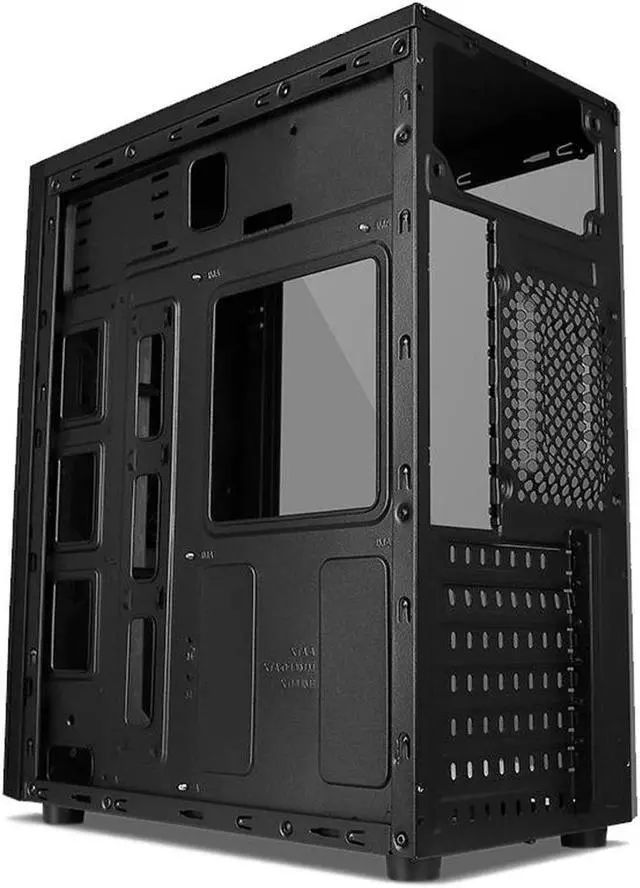 Alt view image 2 of 5 - Gaming pc case Acrylic transparent side panels Electric contest gaming with RGB belt support USB3.0 4 Cooling fan 2SSD 1HDD 310mm Graphics card 3 size of mainboard Computer Case