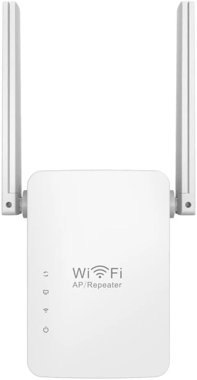 Alt view image 3 of 4 - 300M WiFi Repeater WiFi Range Extender Dual Antenna 2.4GHz Mini Booster Rj45 Port Wireless AP Ethernet Bridge