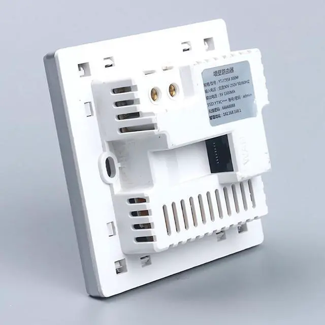 Alt view image 3 of 4 - 300M Wireless WIFI Wall Embedded Router WiFi Repeater Extender USB Charging Socket for Home Use