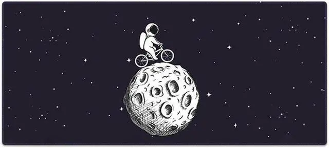 Main image of TK023 Large Astronaut Pattern Desktop Pad Gaming Mouse Mat Keyboard Desk Mat with Lock Edge Design for Office Business Laptop