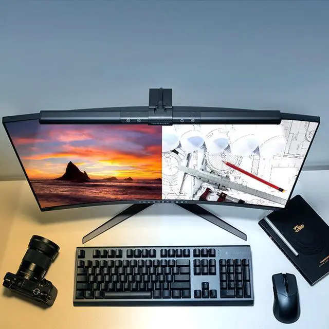 Main image of L1 Computer Screen LED Monitor Light Bar USB E-Reading LED Task Lamp with 6 Adjustable Color Temperature,10 Dimming Brightness Levels,No Screen Glare,Touch Sensor
