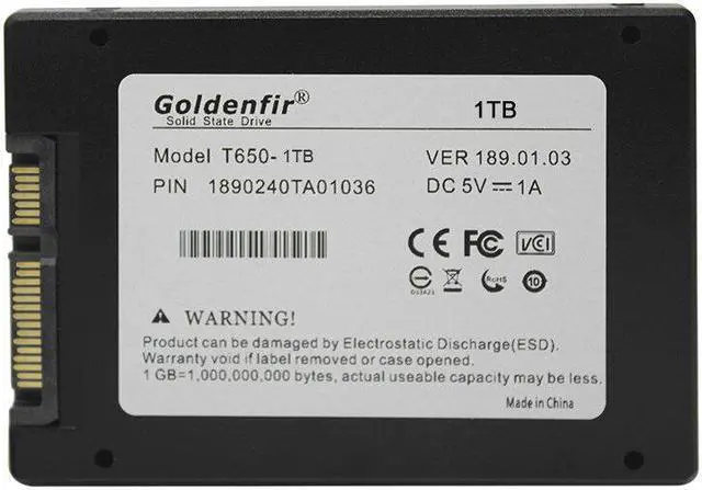 Alt view image 2 of 5 - 2.5 inch SATA3.0 SSD 128GB/256GB/512GB/1TB Solid State Drive For Laptop