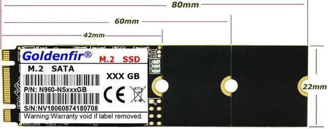 Alt view image 4 of 4 - M2 SATA SSD 64GB/128GB/256GB/512GB/1TB 22*42mm NGFF for Laptop Notebook