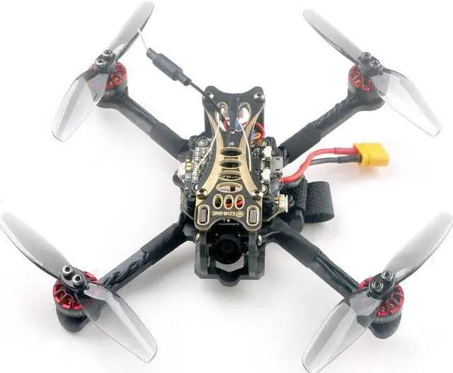 Alt view image 4 of 5 - Novice-III V2 135mm 2-3S 3 Inch FPV Racing Drone RTF & Fly more w/ 5.8G 40CH EV800 Goggles 2.4GHzT-lite CC2500 Radio Transmitter Caddx Ant ECO 2.1mm Cam