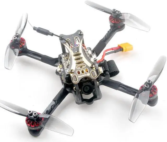 Alt view image 3 of 5 - Novice-III V2 135mm 2-3S 3 Inch FPV Racing Drone RTF & Fly more w/ 5.8G 40CH EV800 Goggles 2.4GHzT-lite CC2500 Radio Transmitter Caddx Ant ECO 2.1mm Cam