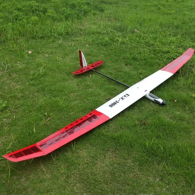 Alt view image 4 of 4 - GT2400 2400mm Wingspan Balsa Wood RC Airplane Glider KIT/PNP