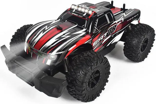 Alt view image 4 of 5 - EAT08 1/14 All Terrain RC Car RTR Electric Vehicle with 2.4 GHz Remote Control and LED Lights Off Road RC Crawler 20+ Min Play Great Gifts for Boys Kids and Adults