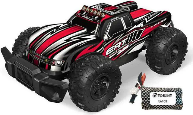 Main image of EAT08 1/14 All Terrain RC Car RTR Electric Vehicle with 2.4 GHz Remote Control and LED Lights Off Road RC Crawler 20+ Min Play Great Gifts for Boys Kids and Adults