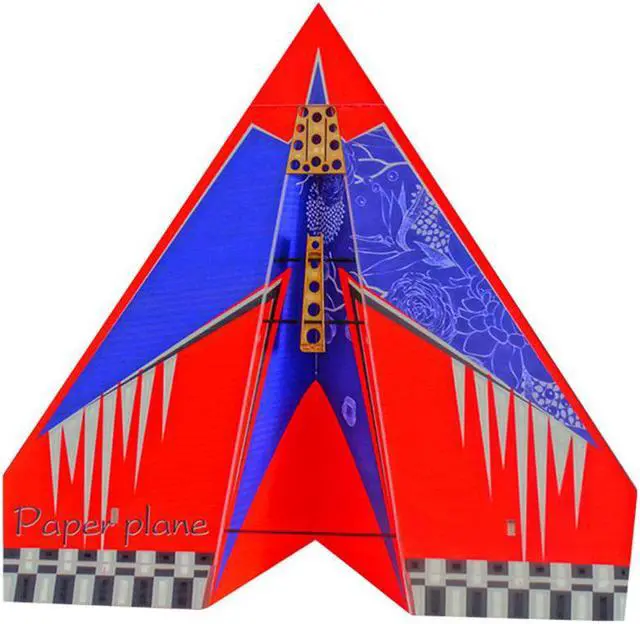 Alt view image 2 of 4 - 1024mm Wingspan PP RC Airplne Paper Plane KIT for Beginners Yellow/Red