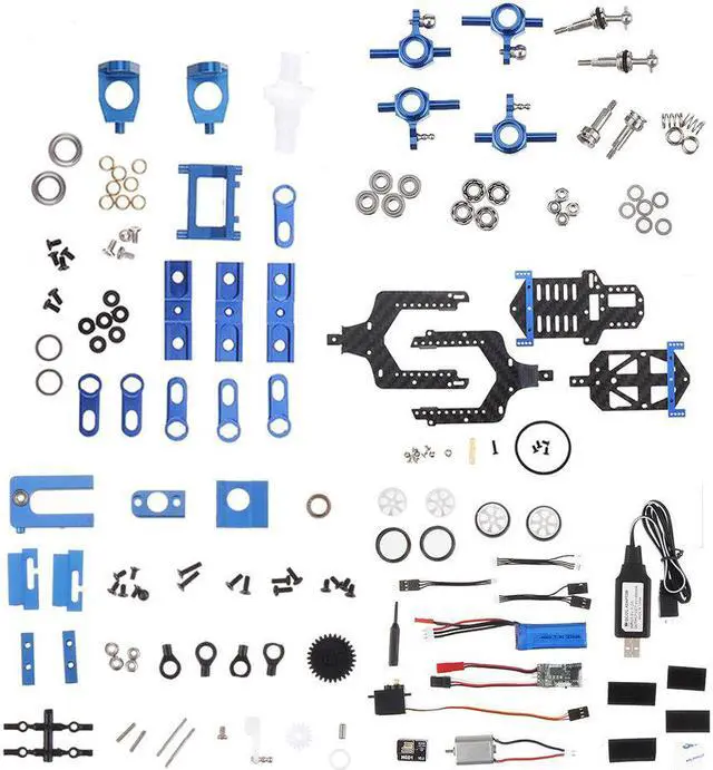 Alt view image 3 of 5 - HGD1 1/28 Rear Drift-Repellent RC Car Parts Electric DRZ XRX Mini Z Racing Car RC Model Need to Assembly