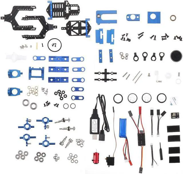 Alt view image 2 of 5 - HGD1 1/28 Rear Drift-Repellent RC Car Parts Electric DRZ XRX Mini Z Racing Car RC Model Need to Assembly
